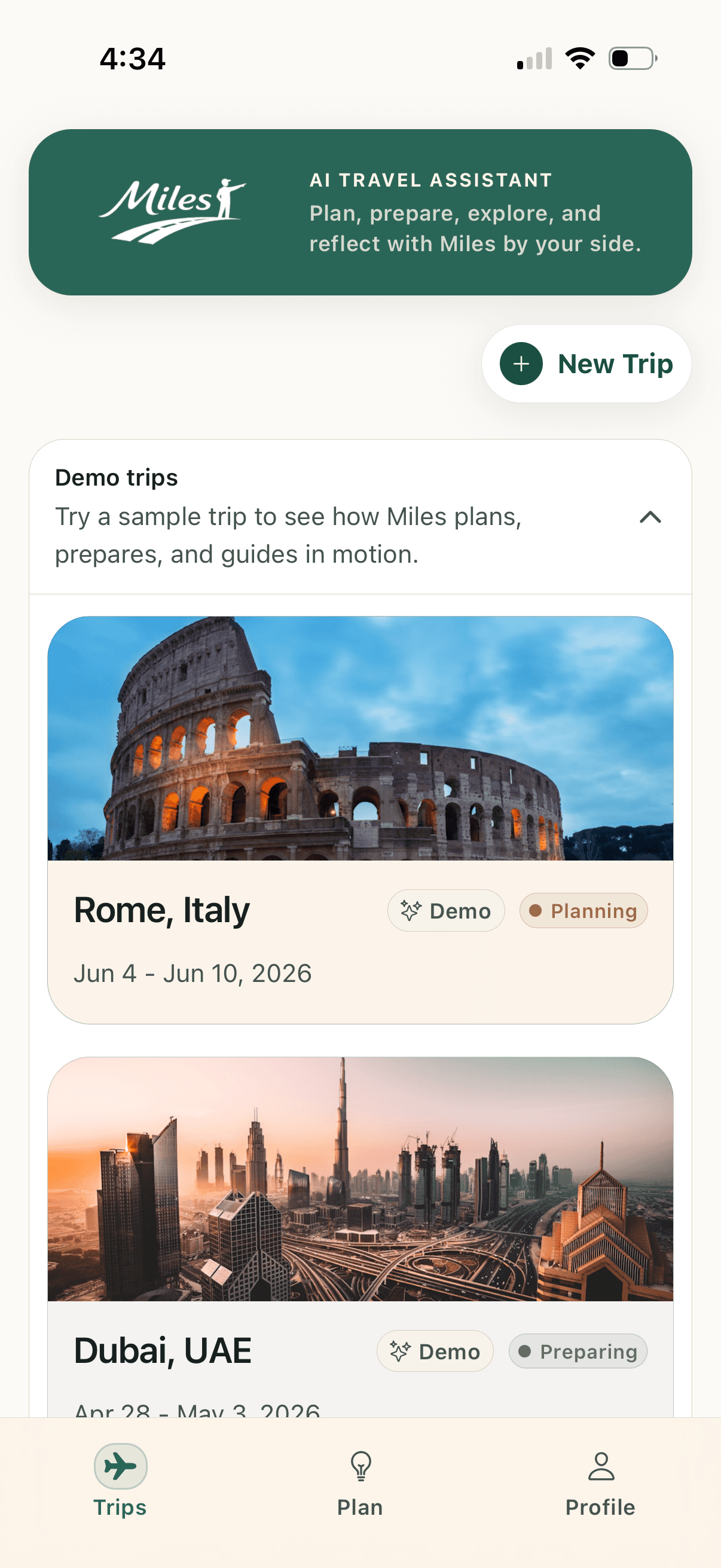 Plan stage screenshot